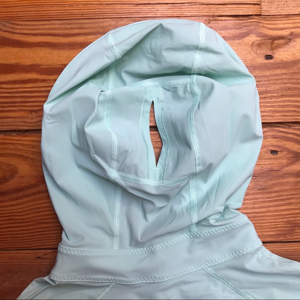 Lululemon Mint Half Zip Hoodie, EUC, 10 - Picture 15 of 16